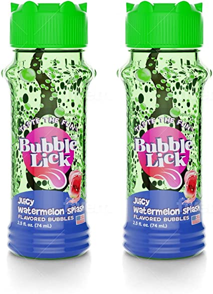 BubbleLick™ Juicy Watermelon Splash Flavored Bubbles You Can Lick 2pk