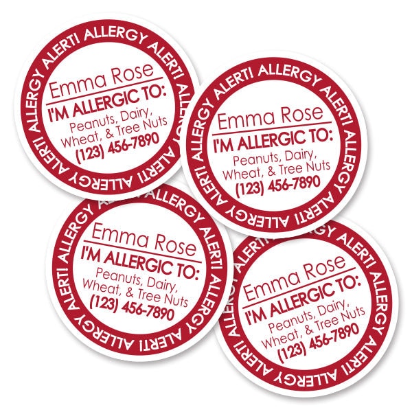 Allergy Labels