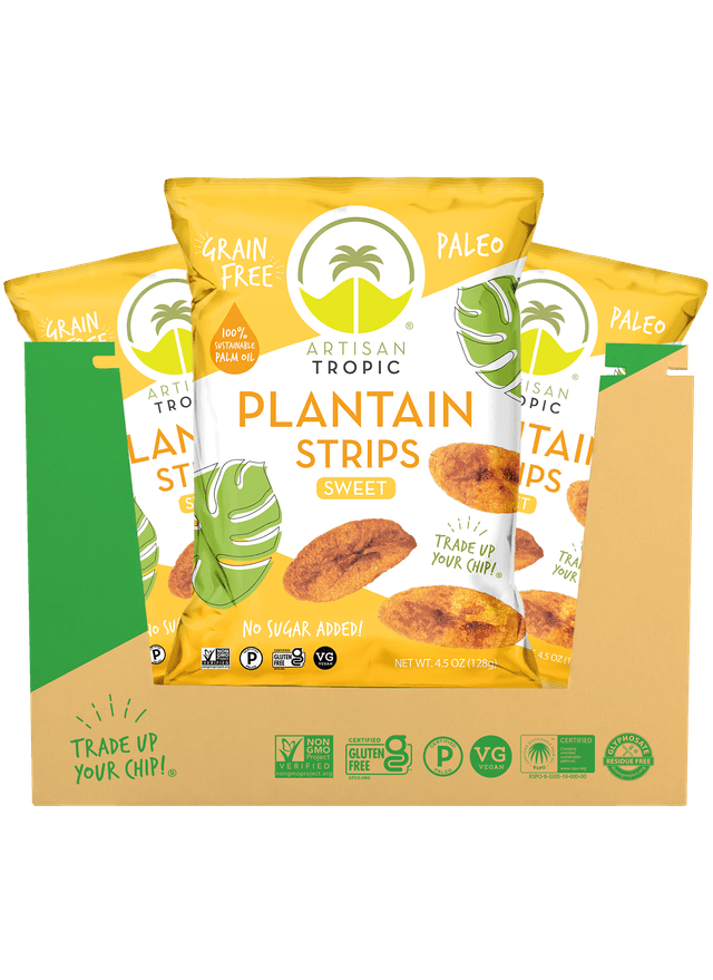 PLANTAIN STRIPS (sweet) 12 bags