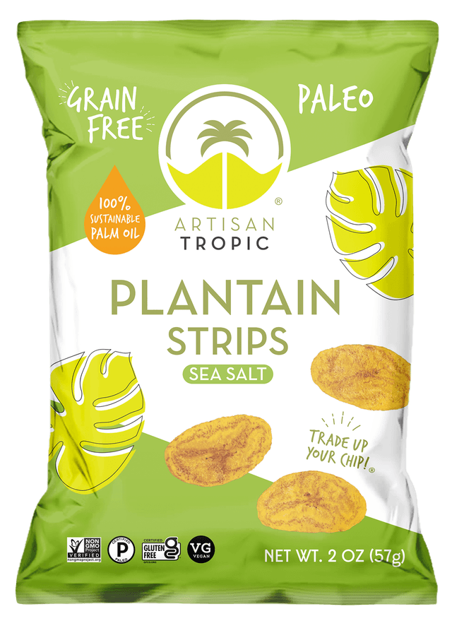 PLANTAIN STRIPS (sea salt) 2 oz Box