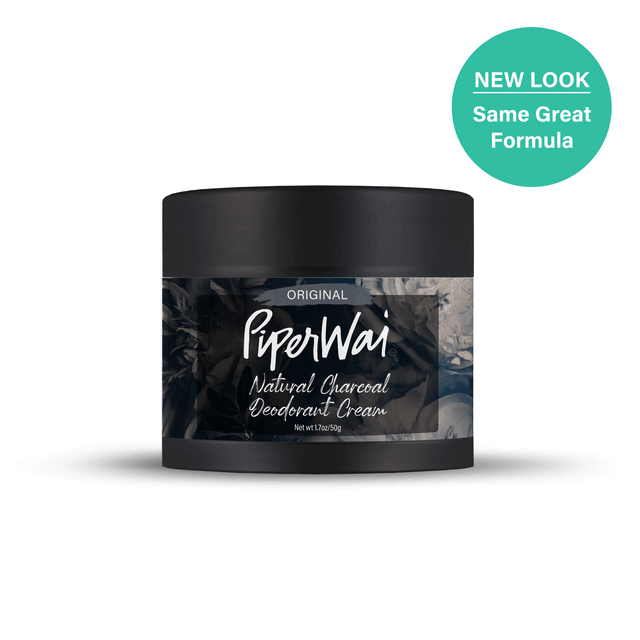 PiperWai Charcoal Magnesium Natural Deodorant Cream