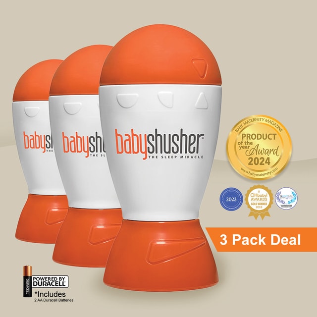 Baby Shusher - The Sleep Miracle Sound Machine 3-Pack