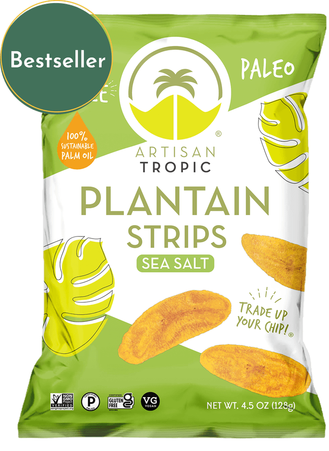 PLANTAIN STRIPS (sea salt) 4.5 oz