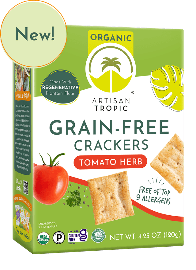 ORGANIC CRACKERS (Tomato Herb) 4.25 oz
