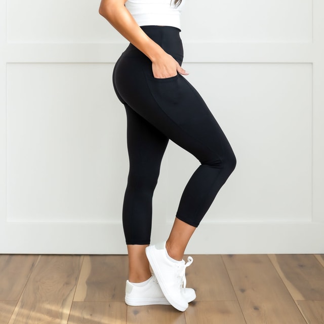 21" SoftLuxe Stay Put™ Capri Leggings - Final Sale