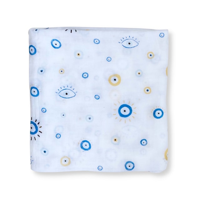 Bamboo Muslin Swaddle Blanket - Eye See You