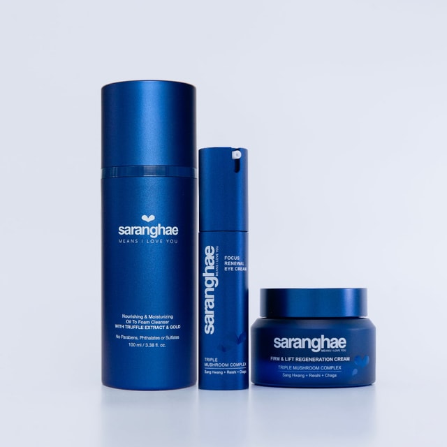 The Essentials Trio with Triple Mushroom Complex: Reishi + Chaga + Sang Hwang