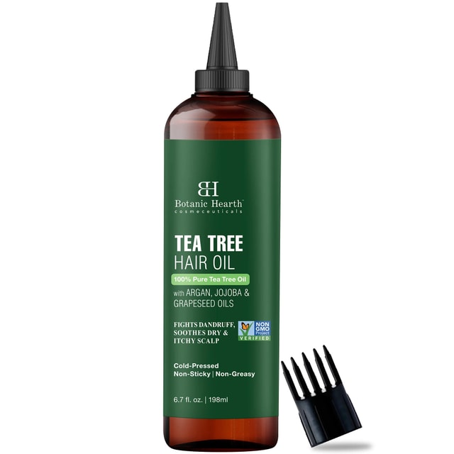 Tea Tree Hair Oil with Argan & Grapeseed Oils | 6.7 fl oz